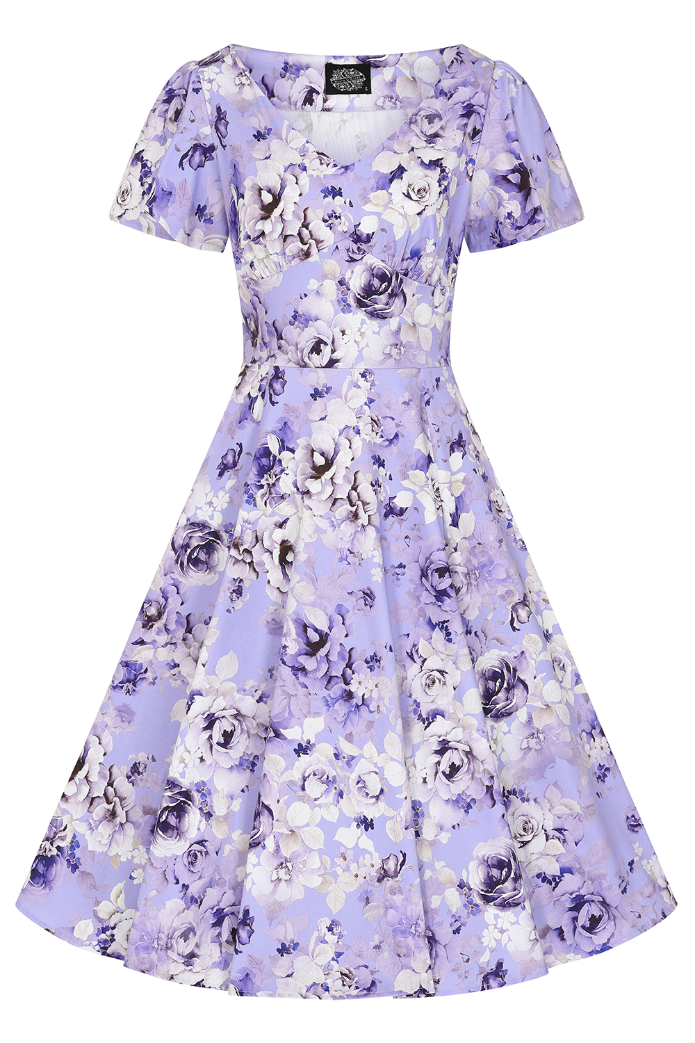 Cathy Floral Swing Dress in Extended Sizing